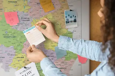A Köztársaság határai parafa üzenőtábla