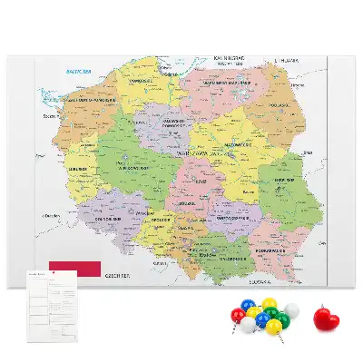 A Köztársaság határai parafa üzenőtábla