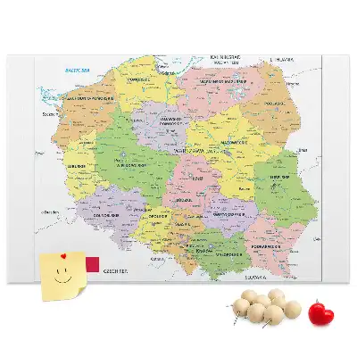 A Köztársaság határai parafa üzenőtábla