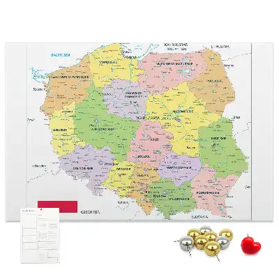 A Köztársaság határai parafa üzenőtábla