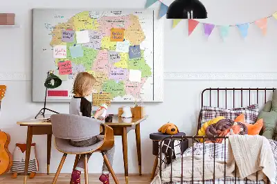 A Köztársaság határai parafa üzenőtábla