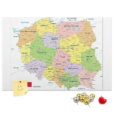 A Köztársaság határai parafa üzenőtábla