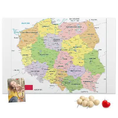 A Köztársaság határai parafa üzenőtábla
