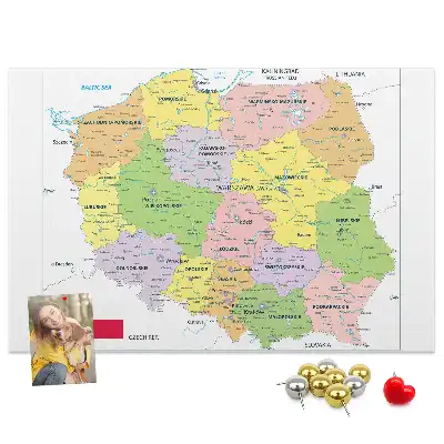 A Köztársaság határai parafa üzenőtábla