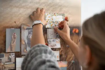 Mező napkelte mintás fali parafa üzenőtábla