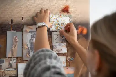 Mező napkelte mintás fali parafa üzenőtábla