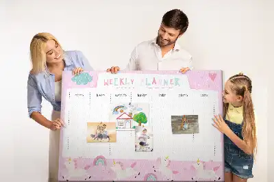 Parafa heti tervező tábla gyerekeknek