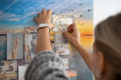 Parafa üzenőtábla tavi stég mintával