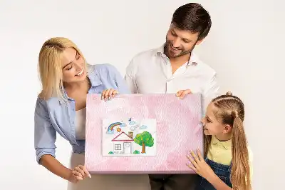 Parafa üzenőtábla tollak absztrakt mintával