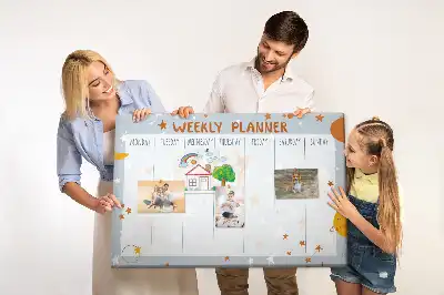 Parafa heti feladatszervező üzenőtábla