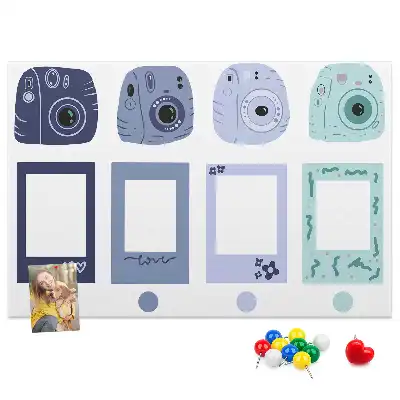 Parafatábla Polaroid keretekkel
