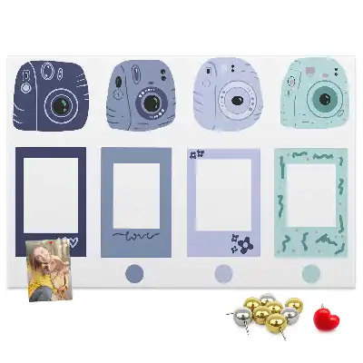 Parafatábla Polaroid keretek