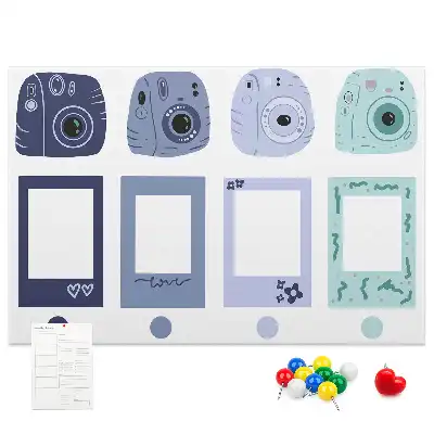 Parafatábla Polaroid keretekkel