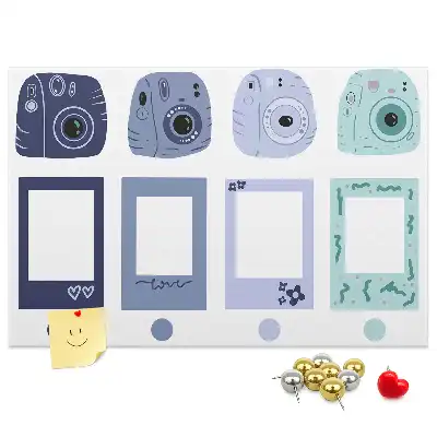 Parafatábla Polaroid keretekkel