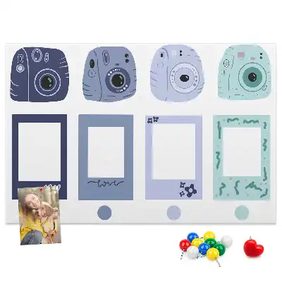 Parafatábla Polaroid keretekkel