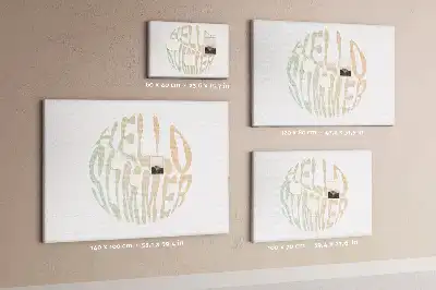 Üdvözöllek nyár feliratú parafatábla
