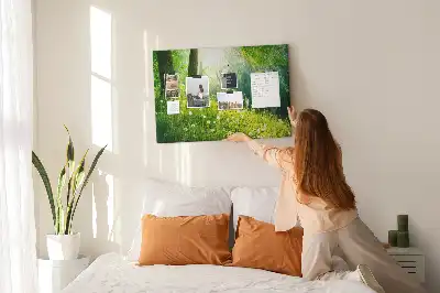 Parafa üzenőtábla Tavaszi természet mintával