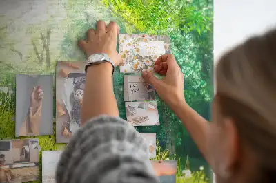 Parafa üzenőtábla Tavaszi természet mintával