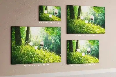 Parafa üzenőtábla Tavaszi természet mintával