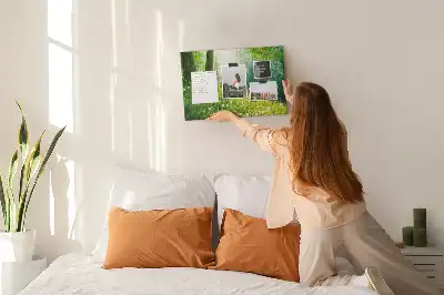 Parafa üzenőtábla Tavaszi természet mintával