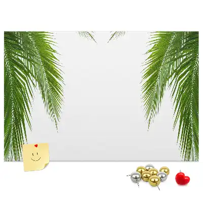 Természetes pálmalevél mintás parafatábla