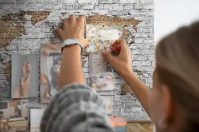 Világtérkép mintás fali parafa üzenőtábla