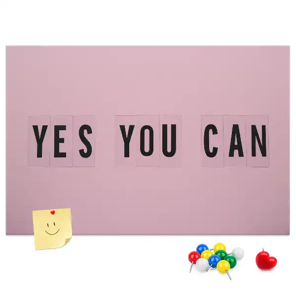 Yes You Can fali parafa üzenőtábla