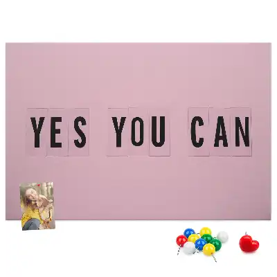 Yes You Can fali parafa üzenőtábla
