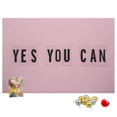 Yes You Can fali parafa üzenőtábla