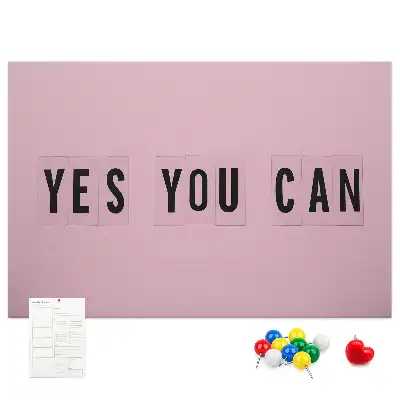 Yes You Can fali parafa üzenőtábla
