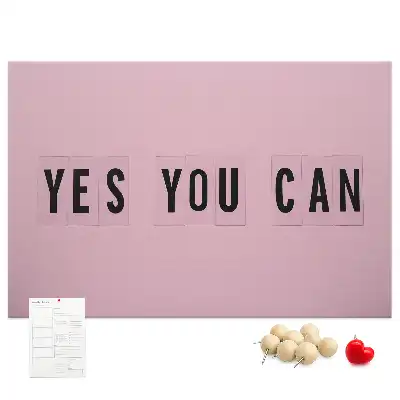 Yes You Can fali parafa üzenőtábla