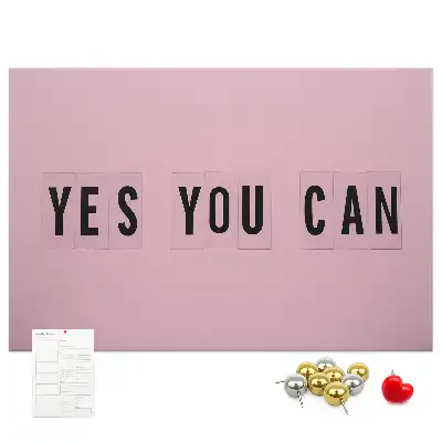 Yes You Can fali parafa üzenőtábla
