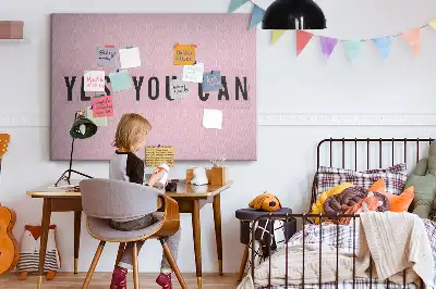 Yes You Can fali parafa üzenőtábla