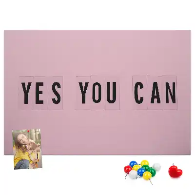 Yes You Can fali parafa üzenőtábla