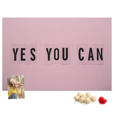Yes You Can fali parafa üzenőtábla