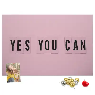 Yes You Can fali parafa üzenőtábla