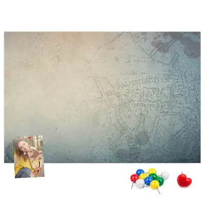 Vintage krimi témájú fali parafa üzenőtábla
