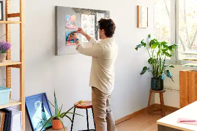 Márvány mintás fali parafa üzenőtábla