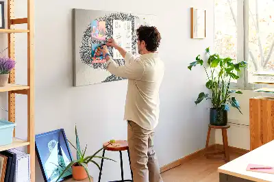 Fali parafa üzenőtábla Fenséges magányos fa mintával