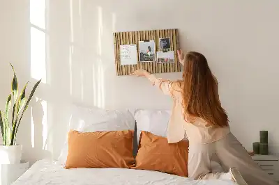 Bambuszkeretes parafa üzenőtábla