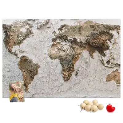 Parafatábla Archív világtérkép mintával