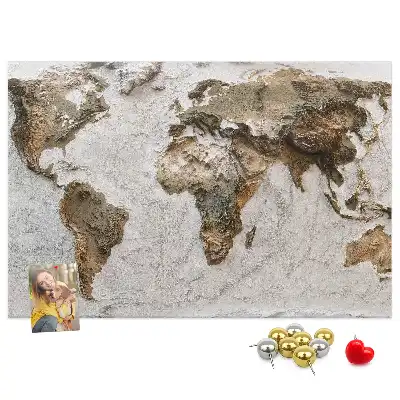 Parafatábla Archív világtérkép mintával
