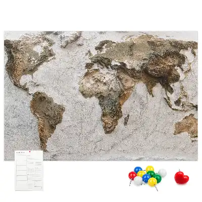 Parafatábla Archív világtérkép mintával