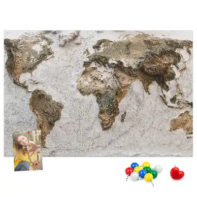 Parafatábla Archív világtérkép mintával