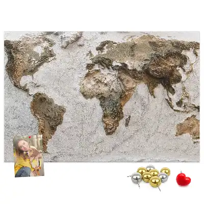 Parafatábla Archív világtérkép mintával