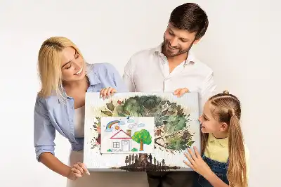 Genealógia családfa mintás fali parafa üzenőtábla