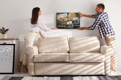 Modern művészi tájkép parafatábla