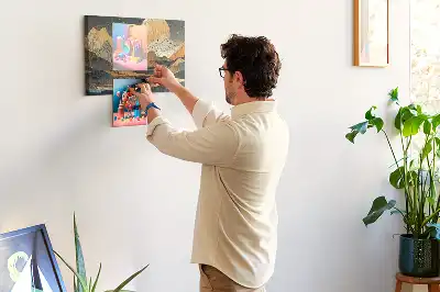 Modern művészi tájkép parafatábla