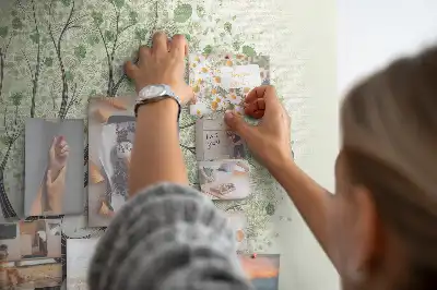 Hatalmas tölgyfa mintás fali parafa üzenőtábla