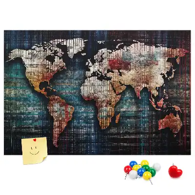 Lineáris térkép parafatábla